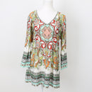 Melissa Paige Boho-Style Blouse, Size L-1