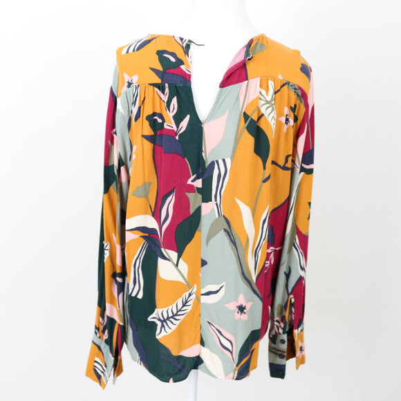 Old Khaki Bright Floral Blouse, Size 10