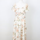 SHEIN Cream Floral Maxi Dress, Size M-1
