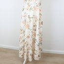 SHEIN Cream Floral Maxi Dress, Size M-2