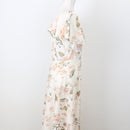 SHEIN Cream Floral Maxi Dress, Size M-3