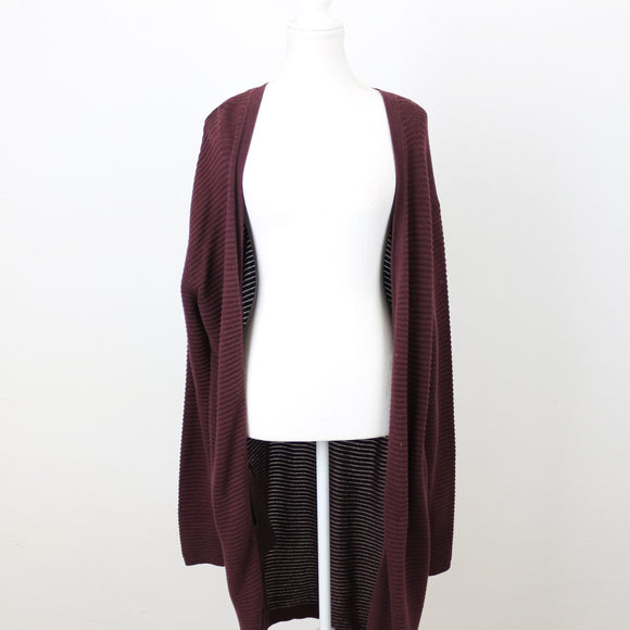 H&M Maroon Midi Cardigan, Size XS
