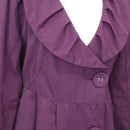 Purple Mid-Length Coat, Size 12-5