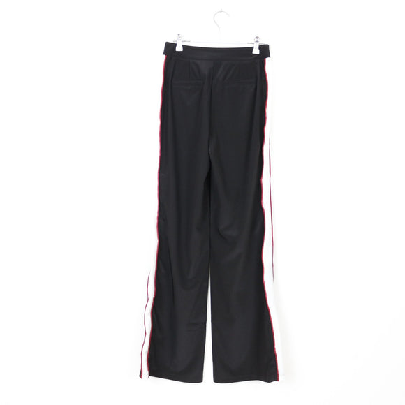Fashion Nova Black Striped Trousers, Size XS