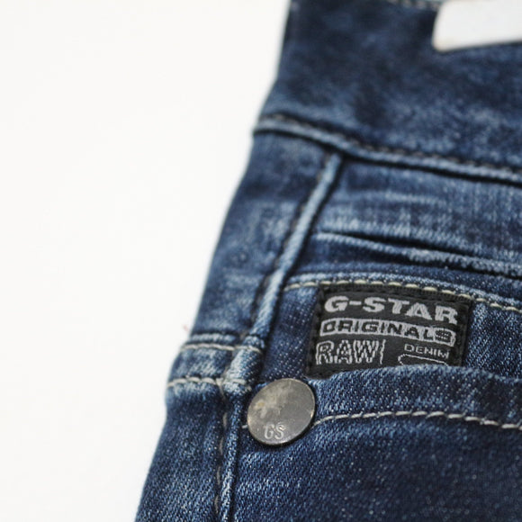 G-STAR Dark Blue Low-Rise Skinny Jeans, Size 28