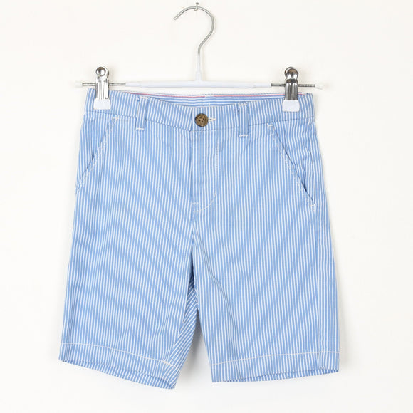H&M Blue and White Striped Shorts, Size 5/6
