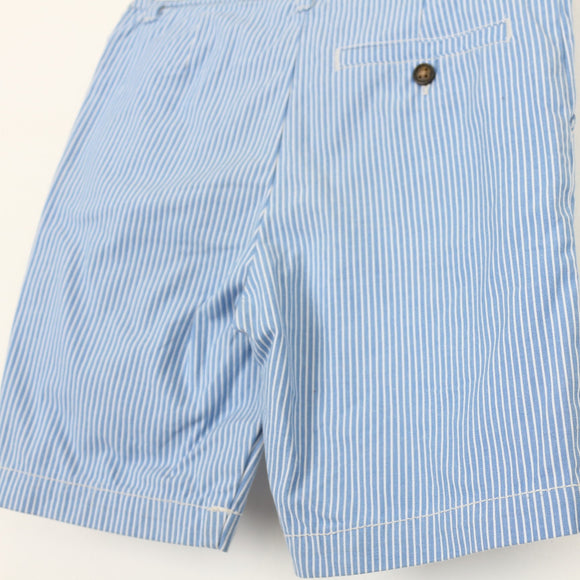 H&M Blue and White Striped Shorts, Size 5/6