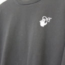 Off-White and Black Graphic Sweater, Size S-2
