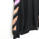 Off-White and Black Graphic Sweater, Size S-3