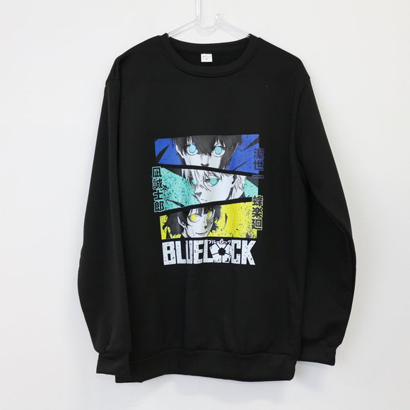 Anime-Style Graphic Sweater, Size L