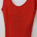 H&M Bright Orange Knitted Bodycon Dress, Size L-2