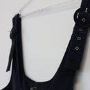 Forever 21 Navy Blue Corduroy Blouse, Size S-3