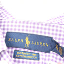 Ralph Lauren Purple Gingham Long-Sleeve Shirt, Size XL-3