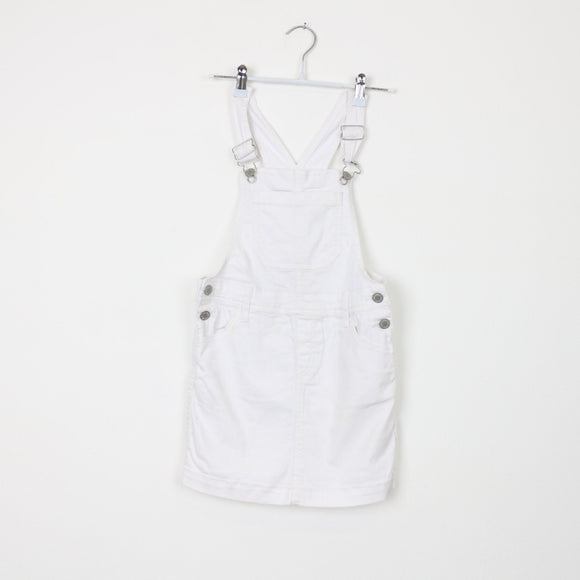 Art Class White Dungarees, Size 7/8