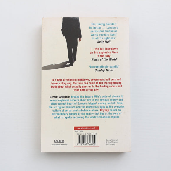 Cityboy by Geraint Anderson