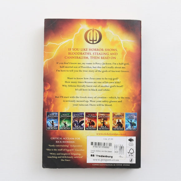 Percy Jackson and the Greek Gods by Rick Riordan