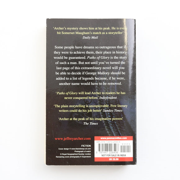 Paths of Glory by Jeffrey Archer
