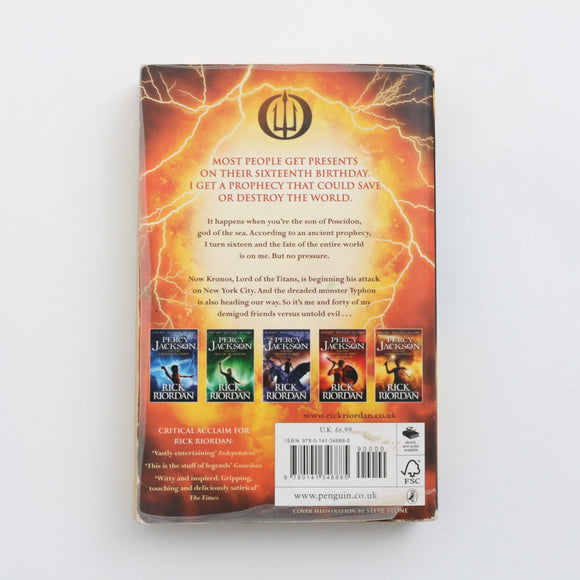 Percy Jackson and the Last Olympian by Rick Riordan