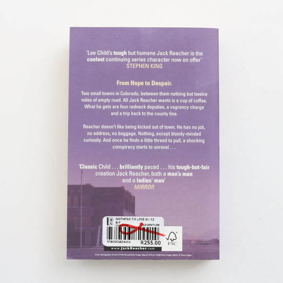 Nothing to Lose by Lee Child