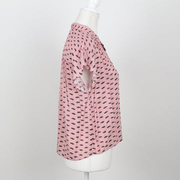 Zara Pink Graphic Blouse | Size XS - 0