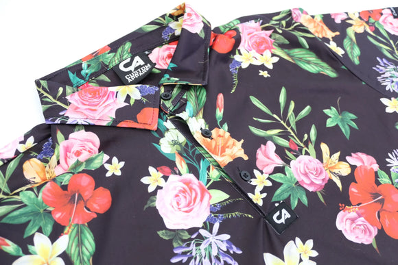 Custom Apparel tropical golf shirt - XL