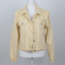 Butter Yellow Denim Jacket | Size S-1