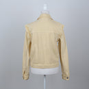 Butter Yellow Denim Jacket | Size S-3