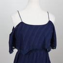 Midnight Blue Plaid Midi Dress | Size S-4