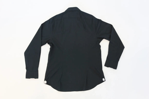 Fabiani navy blue fitted shirt - XL