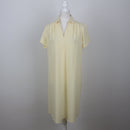 Pastel Yellow Short Sleeve T-Shirt Dress | Size 32-1