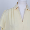 Pastel Yellow Short Sleeve T-Shirt Dress | Size 32-4