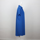 Electric Blue V-Neck T-Shirt Dress | Size 34-3