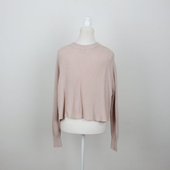 Cotton On Baby Pink Cropped Jersey | Size S