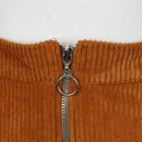 The Fix Mustard Corduroy Mini Skirt | Size 16-3