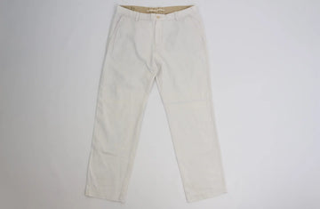 Timberland White Straight-Leg Pants | Size 36 | Pre-Loved