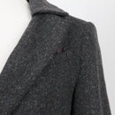 Charcoal Flecked Herringbone Tweed Blazer – Size 10-2