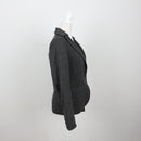 Charcoal Flecked Herringbone Tweed Blazer – Size 10-3