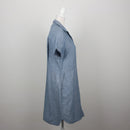Banana Republic Chambray Linen Short-Sleeve Button-Down Shirt Dress – Size 8-4