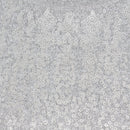 Grey Marl Iridescent Sequin Floral All-Over Crew-Neck Sweatshirt – Size S-3