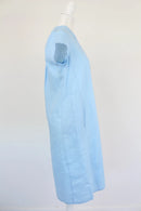 Light blue dress - mandarin collar shirt-5