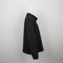 Charcoal Marl Three-Button Polo Collar Long-Sleeve Sweatshirt – Size M-2