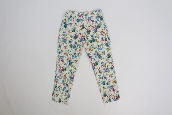 Small floral print stretchy pants