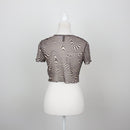 H&M Sheer Cropped Top | Size M-2