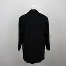 Alveco Vintage Black 70% Wool Coat | Size 8-3