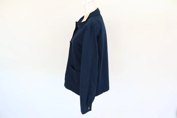 Navy Blue Cotton-Stretch Jacket | Sizes L & XL | Brand New - 0