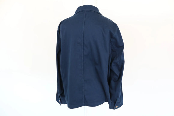 Cotton stretch navy blue jacket