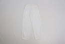 White cuffed leg 100% linen pants-3