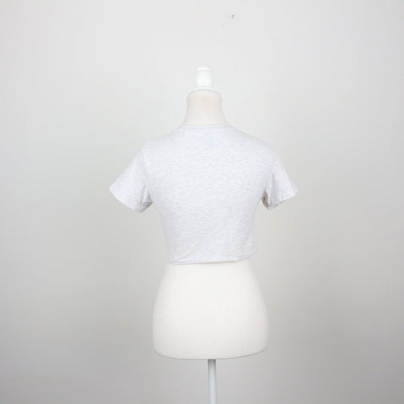 Factorie NASA Graphic Embroidered Crop Top | Size S