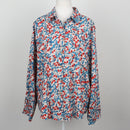 Floral Long Sleeve Blouse | Size L-1