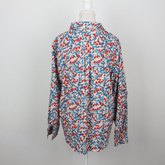 Floral Long Sleeve Blouse | Size L